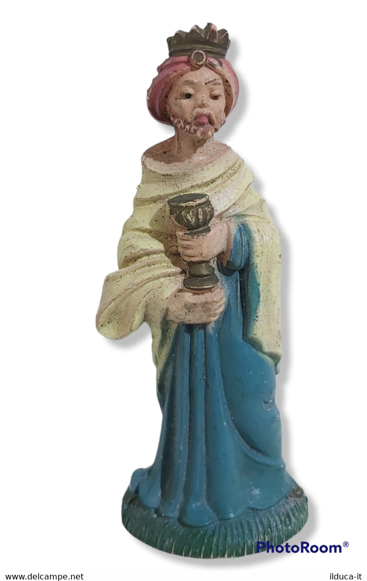 95301 Pastorello Presepe - Statuina In Plastica - Re Magio - Kerstkribben