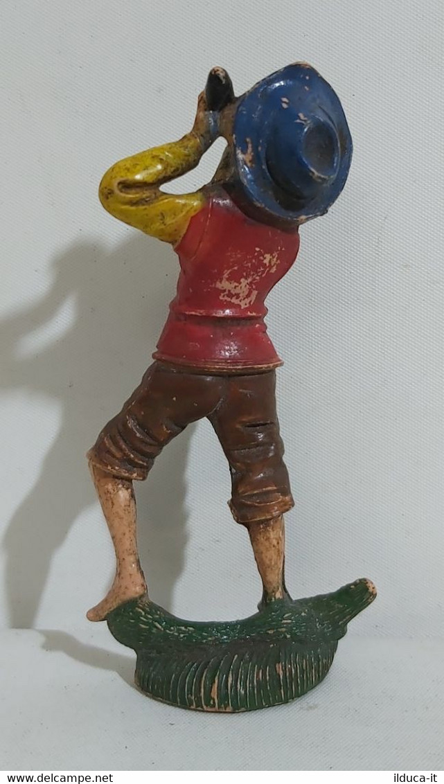 95300 Pastorello Presepe - Statuina In Plastica - Musicante - Nacimientos - Pesebres