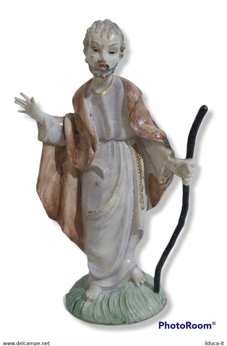 80101 Pastorello Presepe - Statuina In Plastica - San Giuseppe - Christmas Cribs