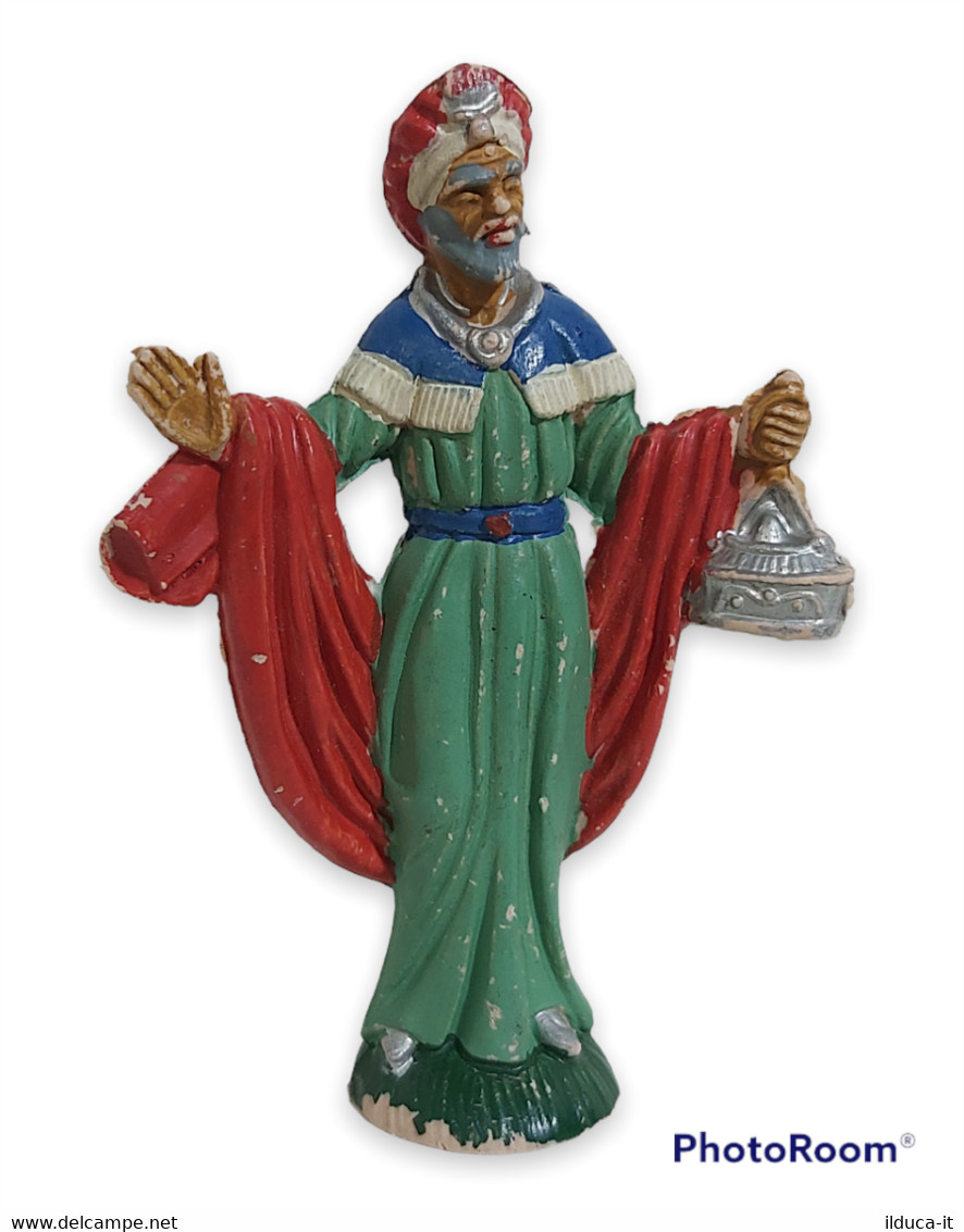 13025 Pastorello Presepe - Statuina In Plastica - Re Magio - Kerstkribben