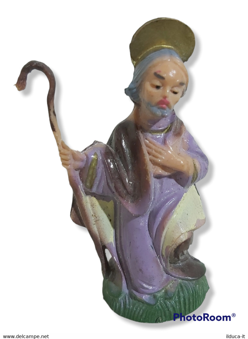 74568 Pastorello Presepe - Statuina In Plastica - San Giuseppe - Christmas Cribs