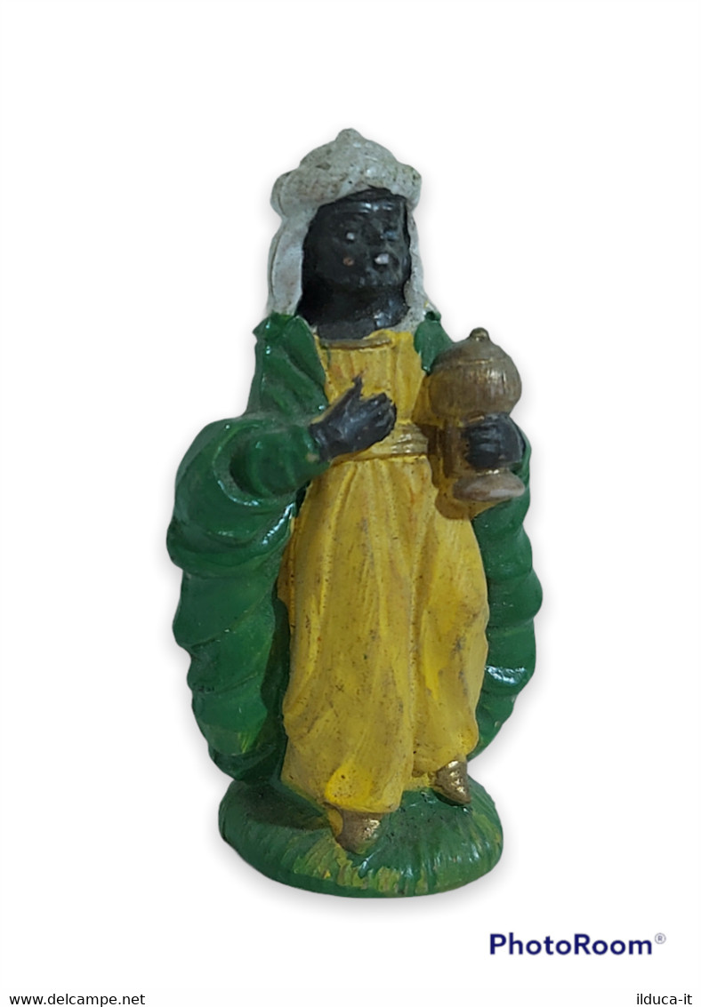 13035 Pastorello Presepe - Statuina In Plastica - Re Magio - Kerstkribben