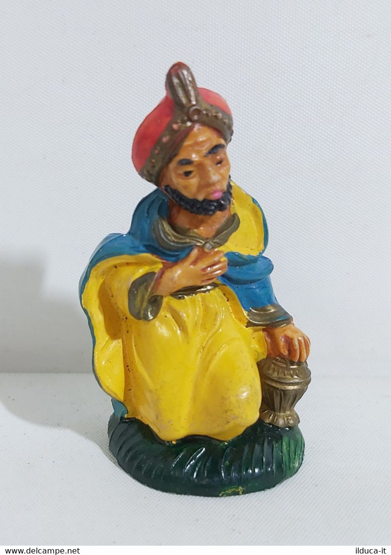 13037 Pastorello Presepe - Statuina In Plastica - Re Magio - Presepi