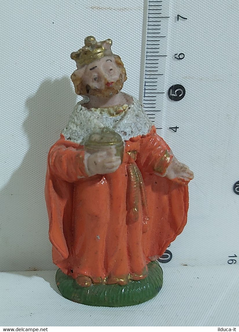 13038 Pastorello Presepe - Statuina In Plastica - Re Magio - Crèches De Noël