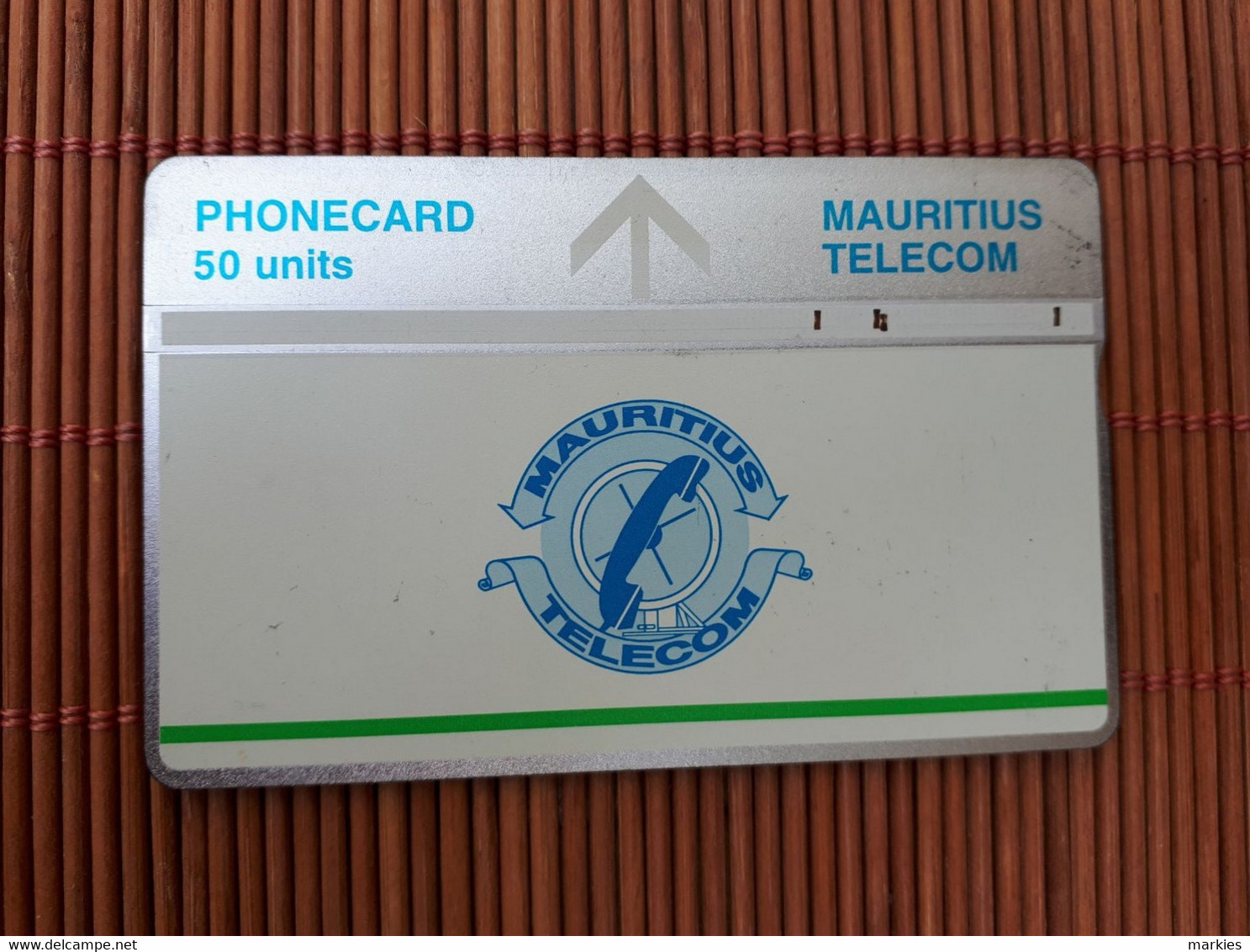 Landis & Gyr Mauritius 50 Units 509 B Used Rare - Maurice