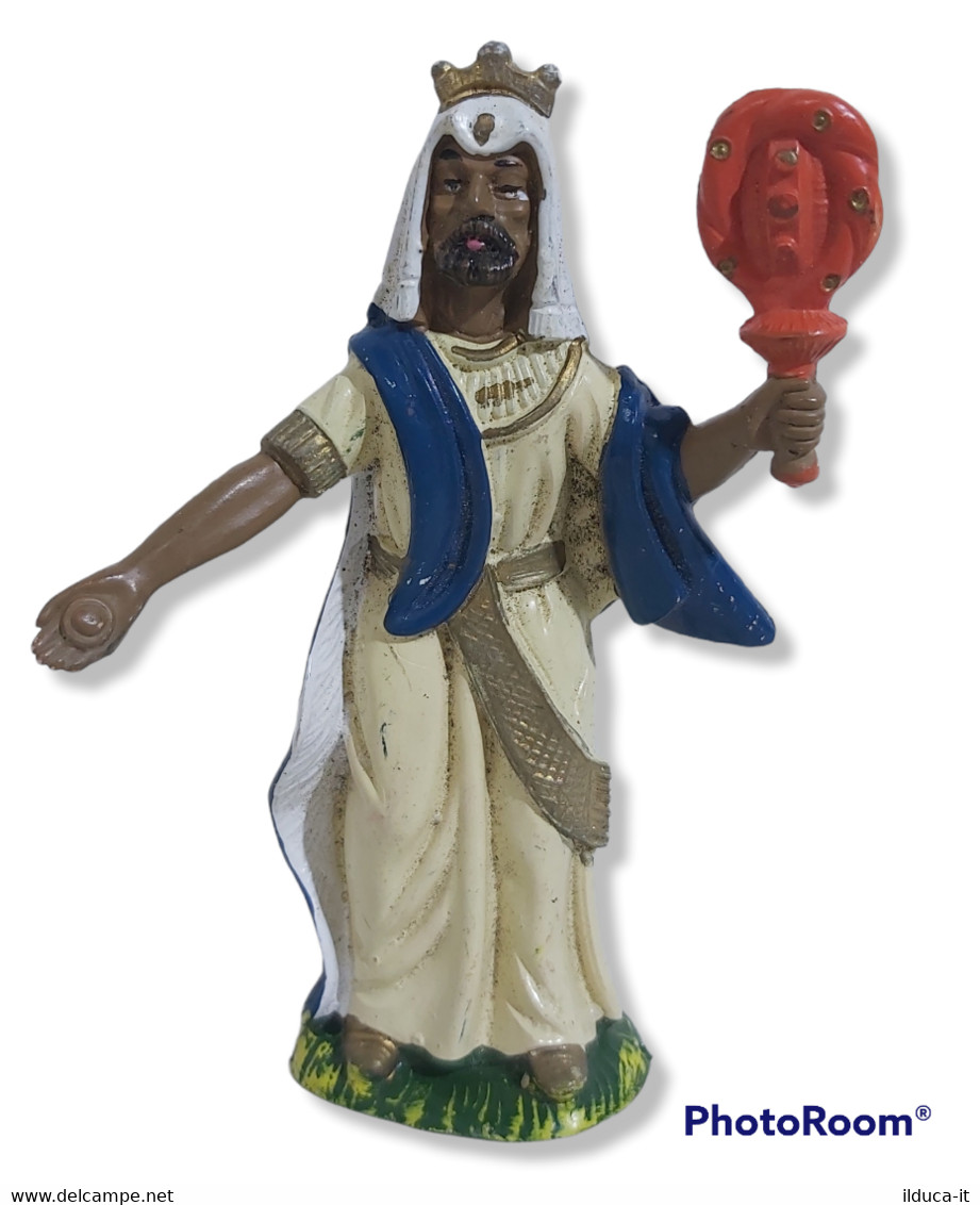 74322 Pastorello Presepe - Statuina In Plastica - Re Magio - Weihnachtskrippen