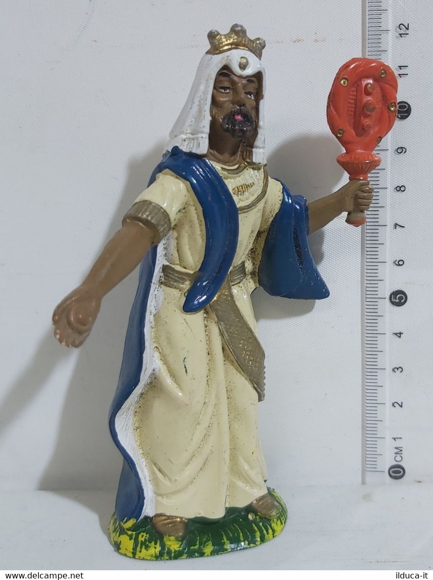 74322 Pastorello Presepe - Statuina In Plastica - Re Magio - Presepi