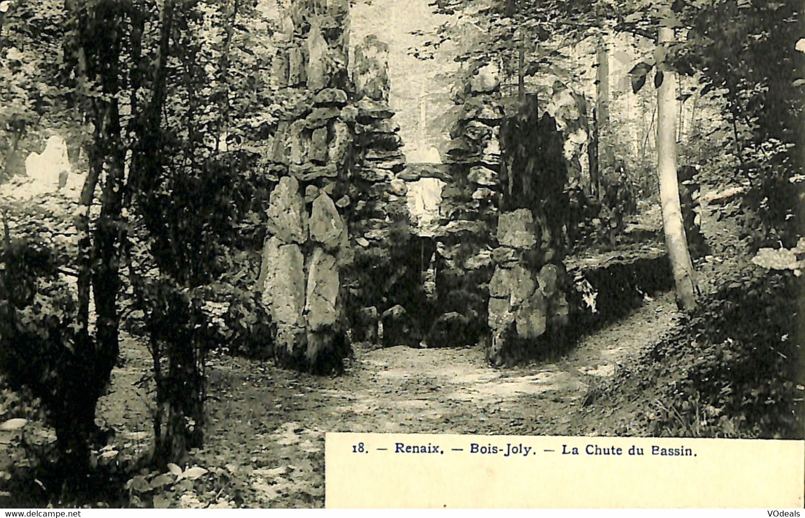 035 582 - CPA - Belgique - Renaix - Bois-Joly - La Chute Du Bassin - Renaix - Ronse