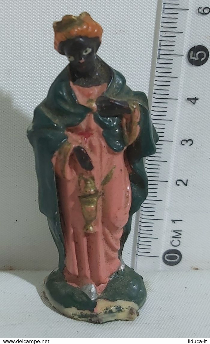 74313 Pastorello Presepe - Statuina In Plastica - Pastore Con Pecora - Nacimientos - Pesebres