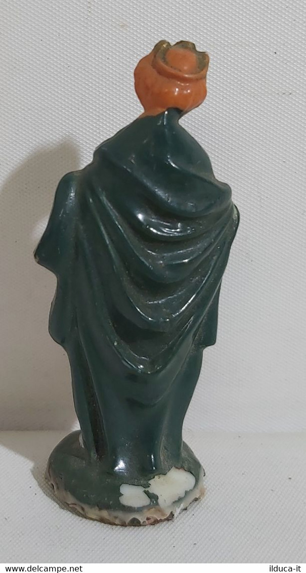 74313 Pastorello Presepe - Statuina In Plastica - Pastore Con Pecora - Kerstkribben