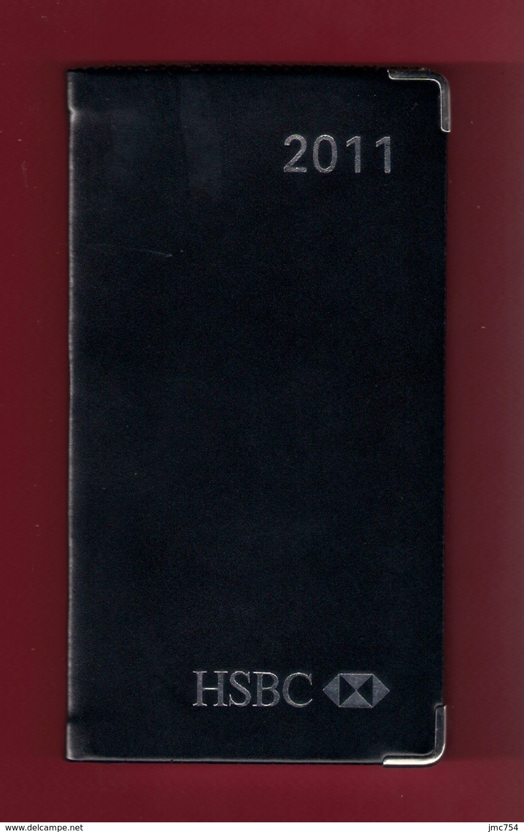 Agenda De Poche Vierge 2011.  Banque HSBC France. Tranche Argentée*** - Blank Diaries