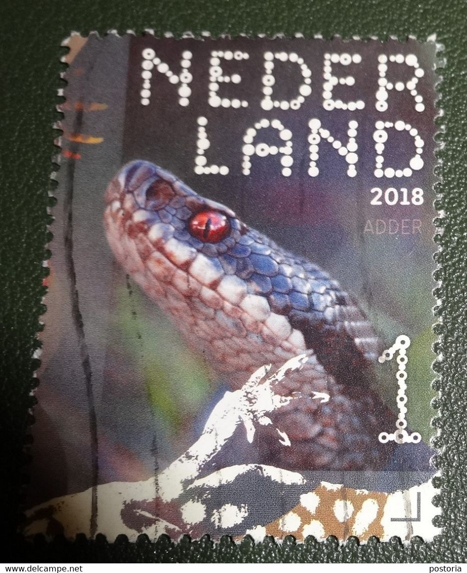 Nederland - NVPH - Xxxx - 2018 - Gebruikt - Beleef De Natuur - Insecten - Adder - Gebraucht