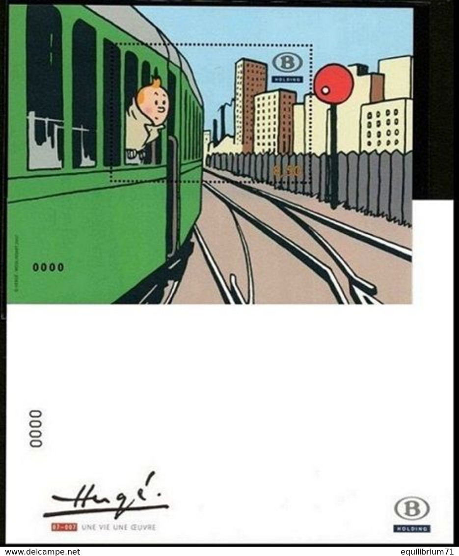 TRV-BL12A** - Tintin/Kuifje - Dentelé / Getand - Numéroté / Genummerd (J'ai Enlevé Le N° Car J'en Ai Plusieurs) BELGIQUE - Philabédés (fumetti)