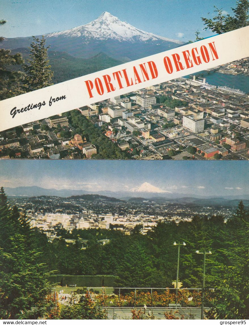 PORTLAND OREGON 2 CARTES - Portland