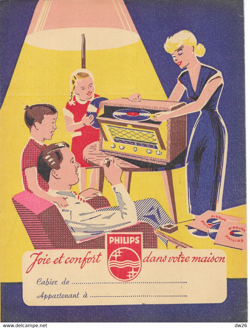 Vieux Papiers - Protège-cahier Neuf - Publicité Appareils Philips, électroménager: Joie Et Confort Dans La Maison - Book Covers