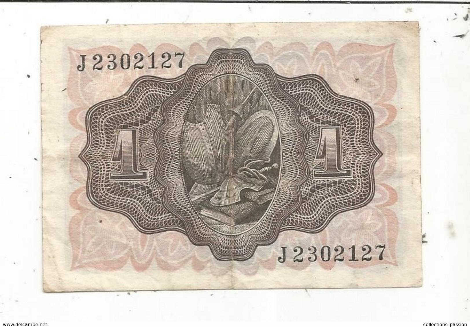 Billet, BANCO ESPANA, 1951 ,1 , Una PESETA - 1-2 Pesetas