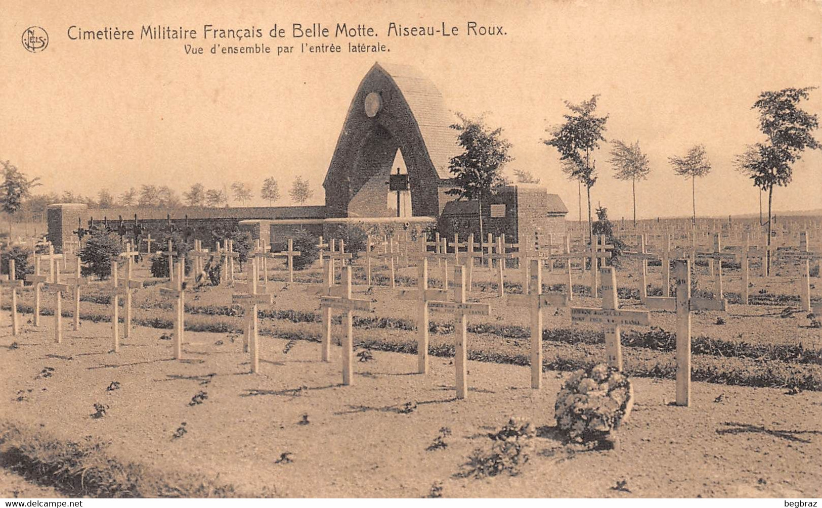 CIMETIERE MILITAIRE FRANCAIS DE BELLE MOTTE   WW1 - Aiseau-Presles