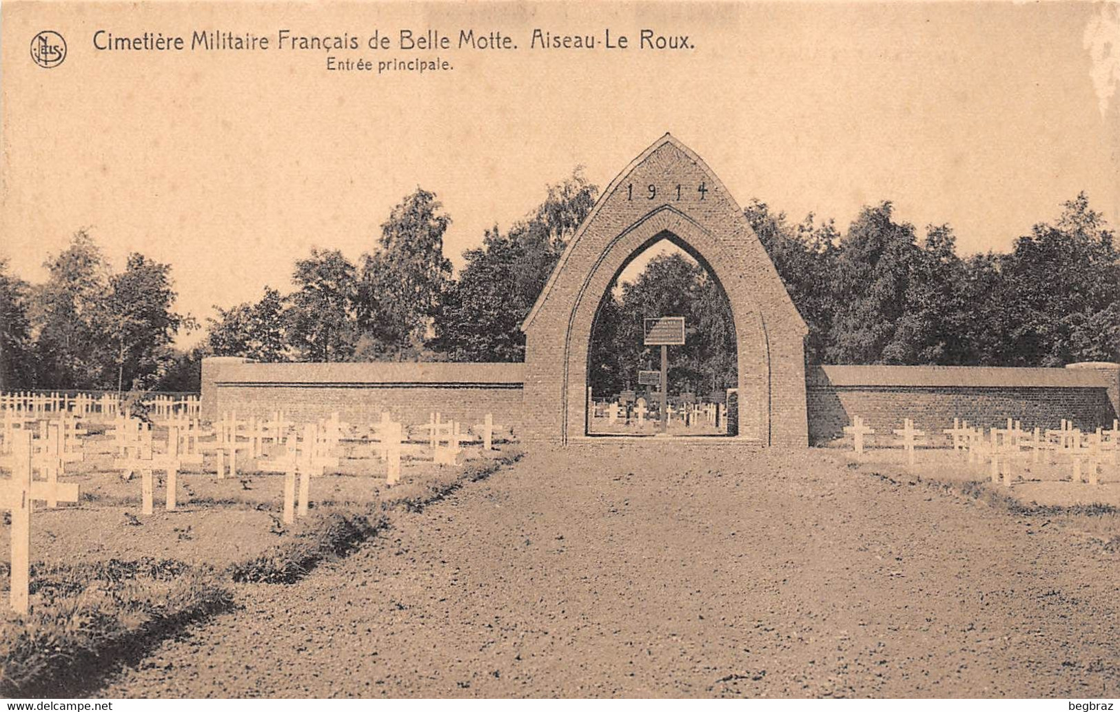 CIMETIERE MILITAIRE FRANCAIS DE BELLE MOTTE   WW1 - Aiseau-Presles