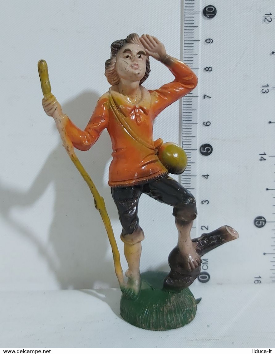 27015 Pastorello Presepe - Statuina In Plastica - Viandante - Presepi