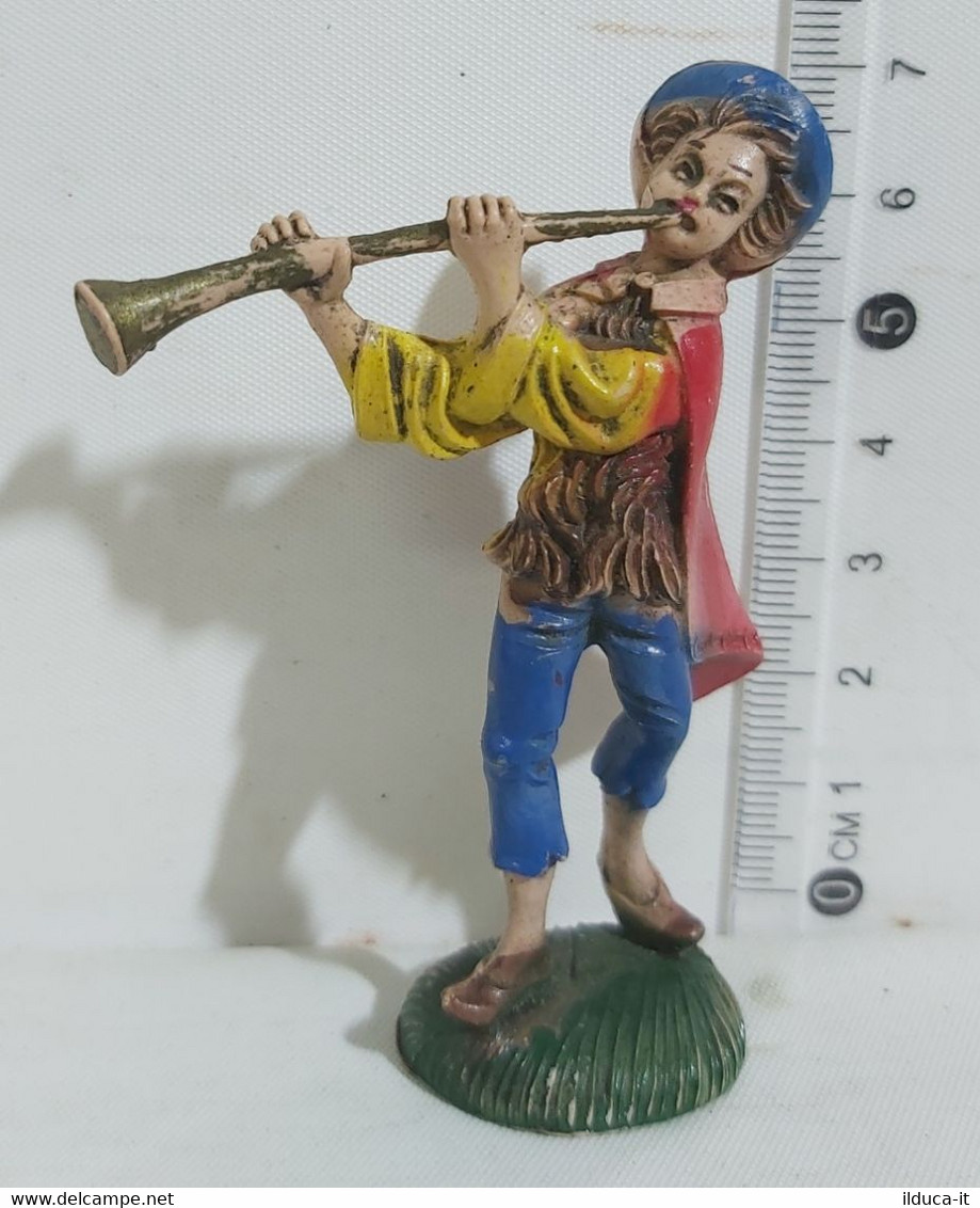 74305 Pastorello Presepe - Statuina In Plastica - Musicante - Weihnachtskrippen