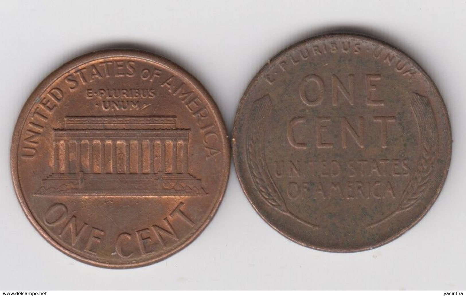 @Y@   United States Of America  1  Cents  1987  +  1954   (3069 ) - Zonder Classificatie