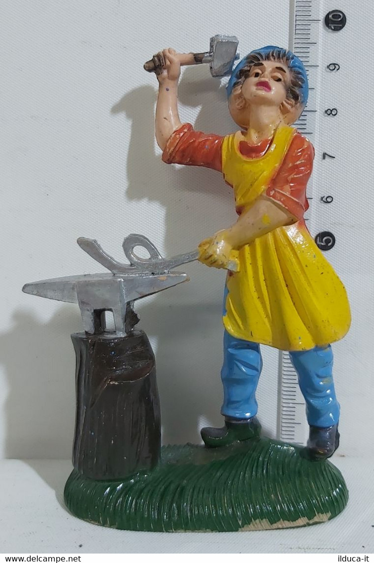 29811 Pastorello Presepe - Statuina In Plastica - Fabbro - Christmas Cribs