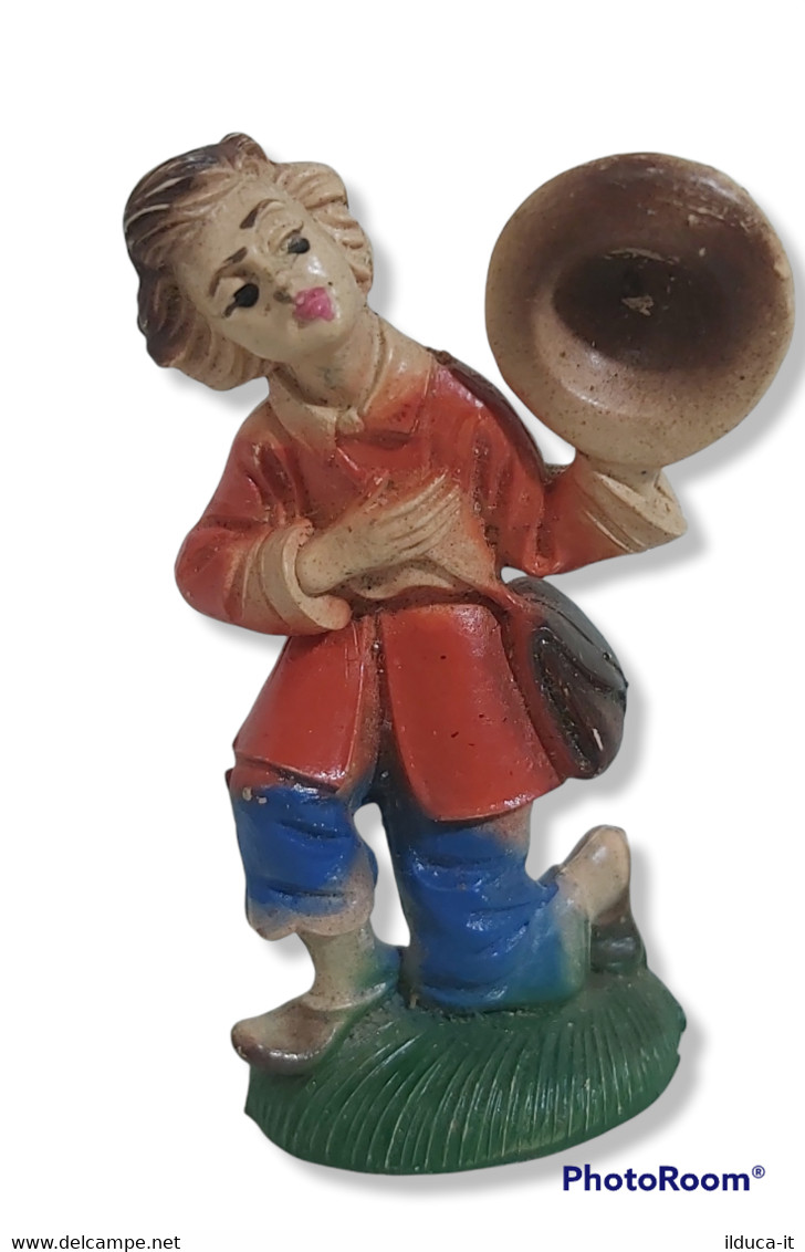 74296 Pastorello Presepe - Statuina In Plastica - Viandante - Nacimientos - Pesebres