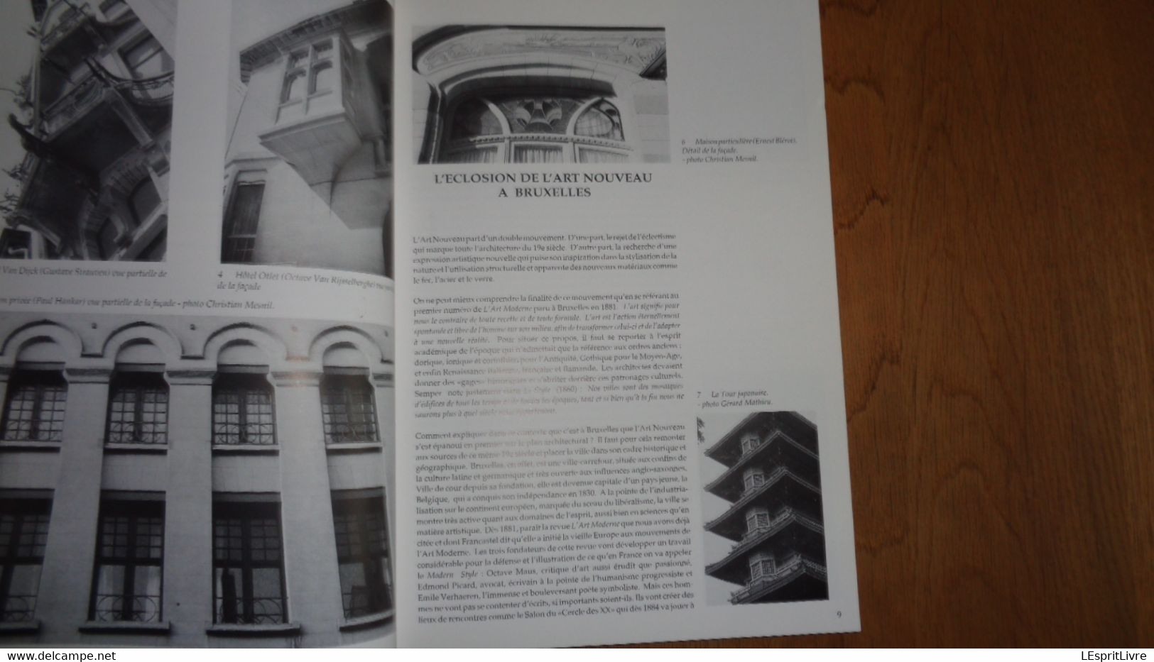 L' ART NOUVEAU AUJOURD'HUI à BRUXELLES Régionalisme Architecture Horta Van De Velde Cauchie Hankar Hamesse Stauven - België