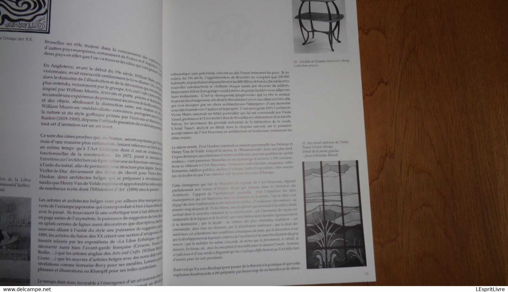 L' ART NOUVEAU AUJOURD'HUI à BRUXELLES Régionalisme Architecture Horta Van De Velde Cauchie Hankar Hamesse Stauven - België
