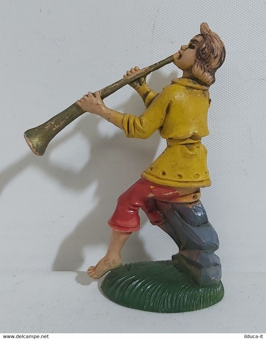 74278 Pastorello Presepe - Statuina In Plastica - Musicante - Kerstkribben