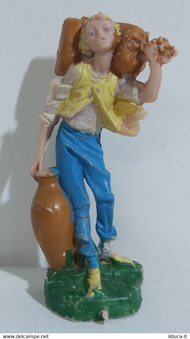 29857 Pastorello Presepe - Statuina In Plastica - Uomo Con Sacchi - Weihnachtskrippen