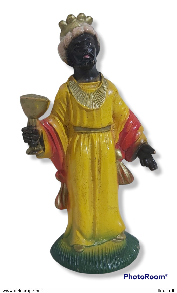 74267 Pastorello Presepe - Statuina In Plastica - Re Magio - Christmas Cribs