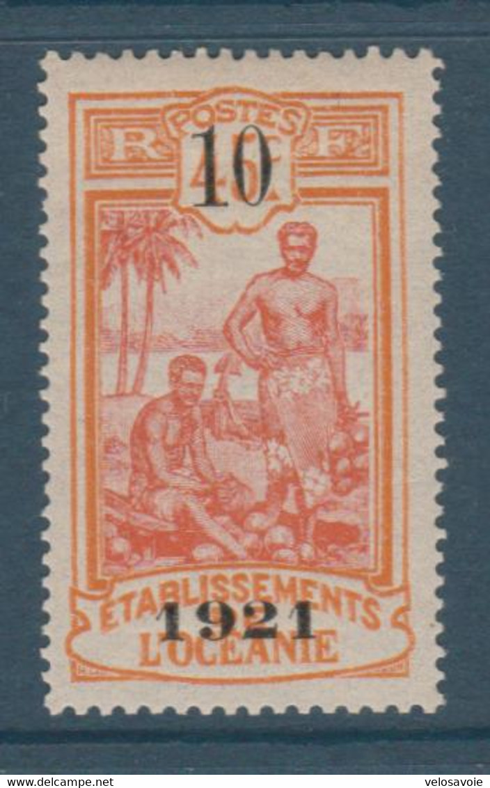 OCEANIE N° 45 SURCHARGE * - Unused Stamps