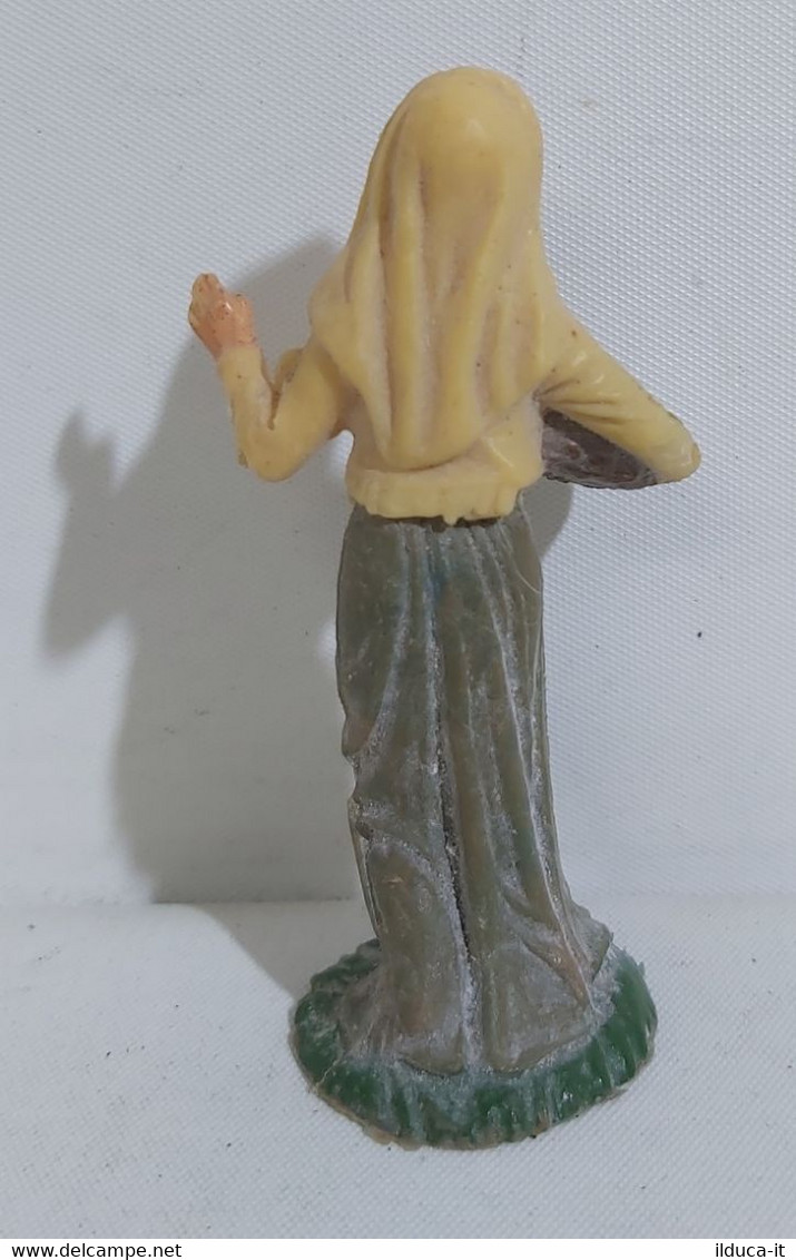 74251 Pastorello Presepe - Statuina In Plastica NARDI - Donna Con Cesta - Crèches De Noël