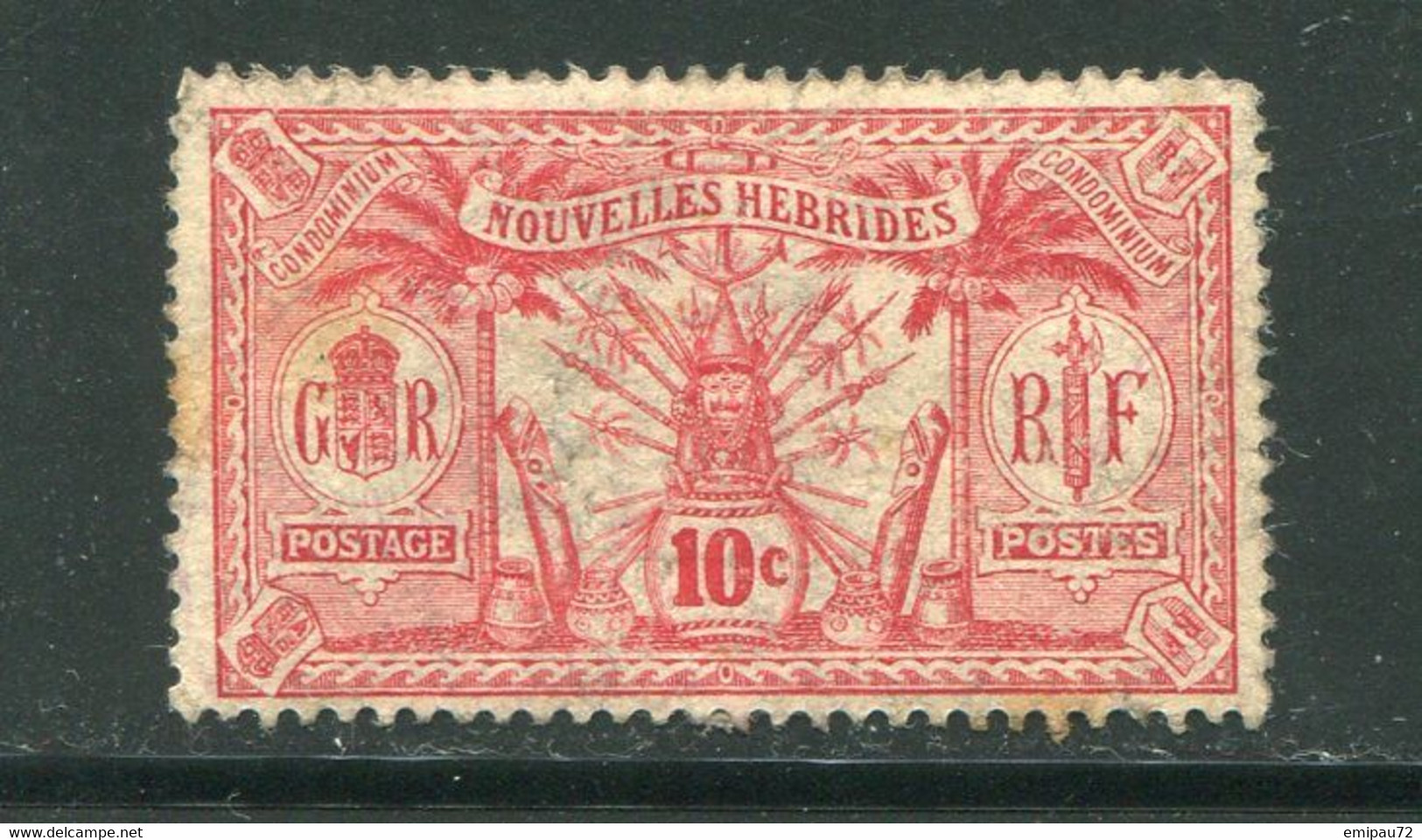 NOUVELLES HEBRIDES- Y&T N°28- Oblitéré - Used Stamps