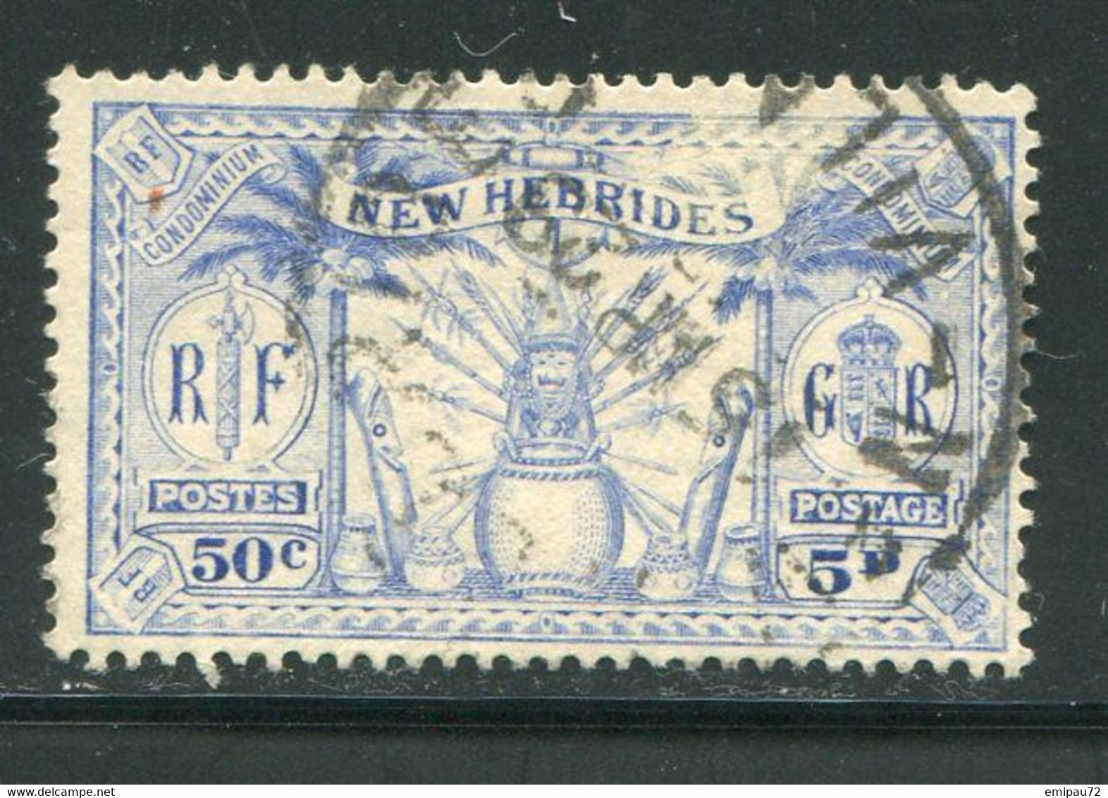 NOUVELLES HEBRIDES- Y&T N°95- Oblitéré - Used Stamps