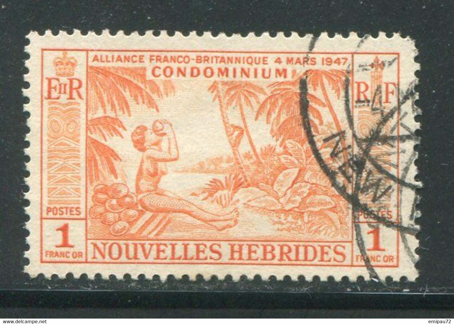 NOUVELLES HEBRIDES- Y&T N°183- Oblitéré - Used Stamps