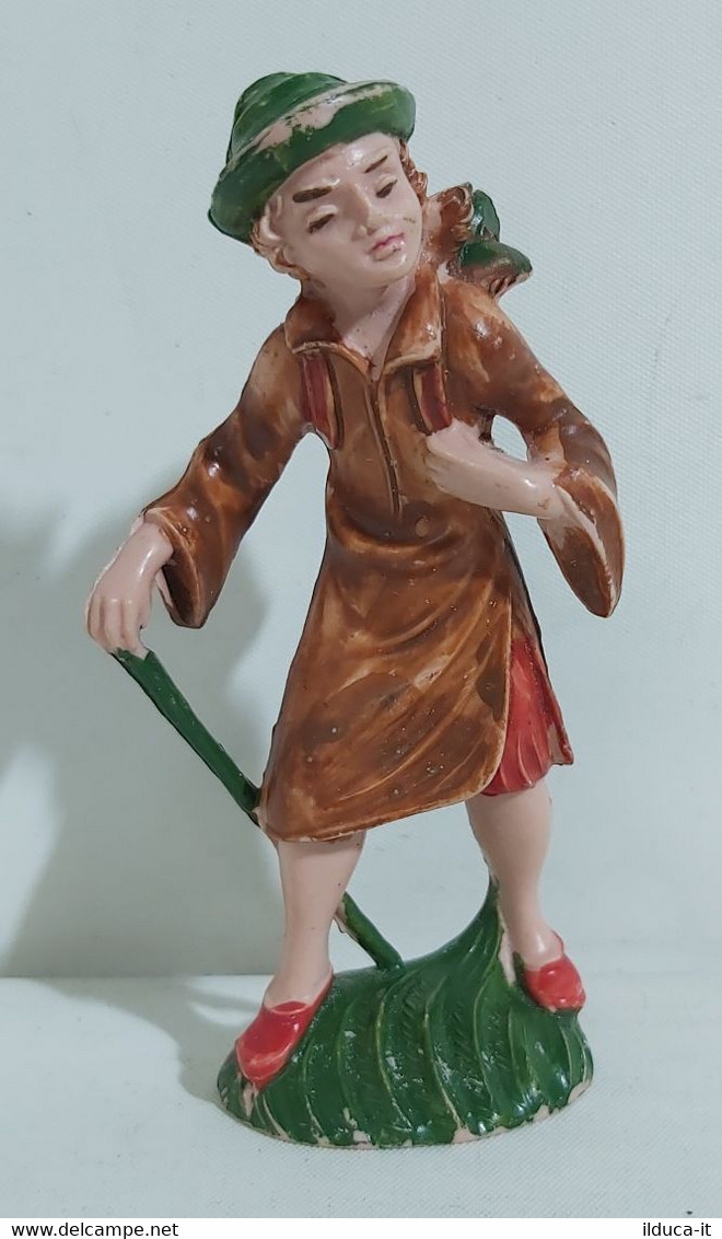 30118 Pastorello Presepe - Statuina In Plastica - Viandante - Presepi