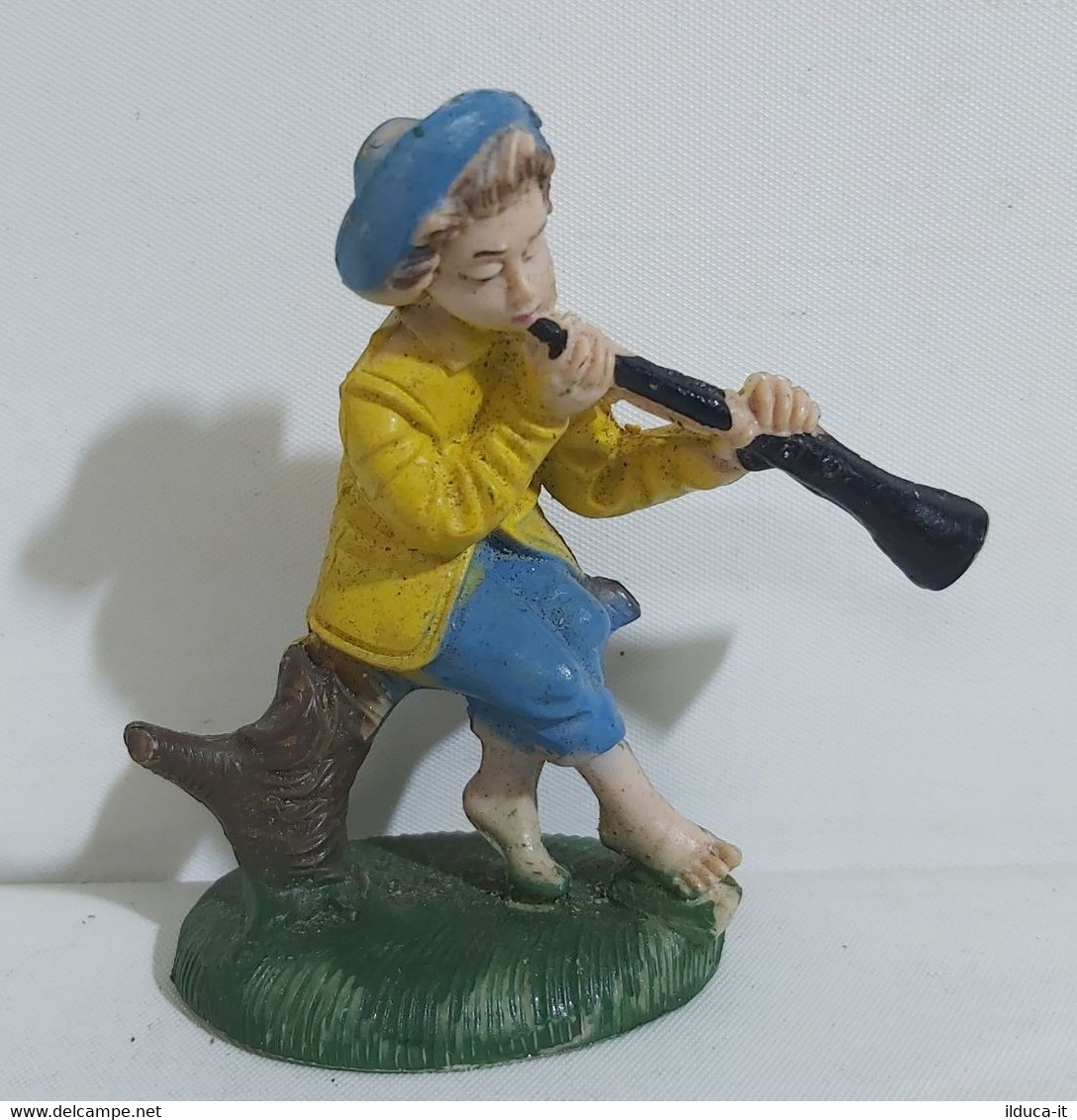 74110 Pastorello Presepe - Statuina In Plastica - Musicante - Weihnachtskrippen