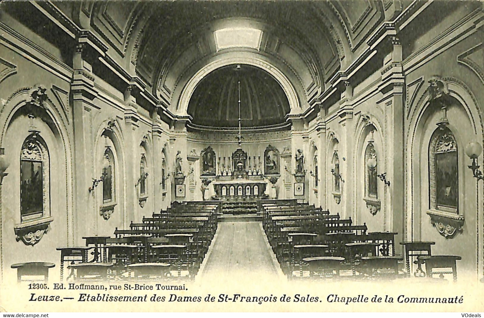 035 596 - CPA - Belgique - Leuze - Etablissement Des Dames De St-François De Sales - Chapelle De La Communauté - Leuze-en-Hainaut