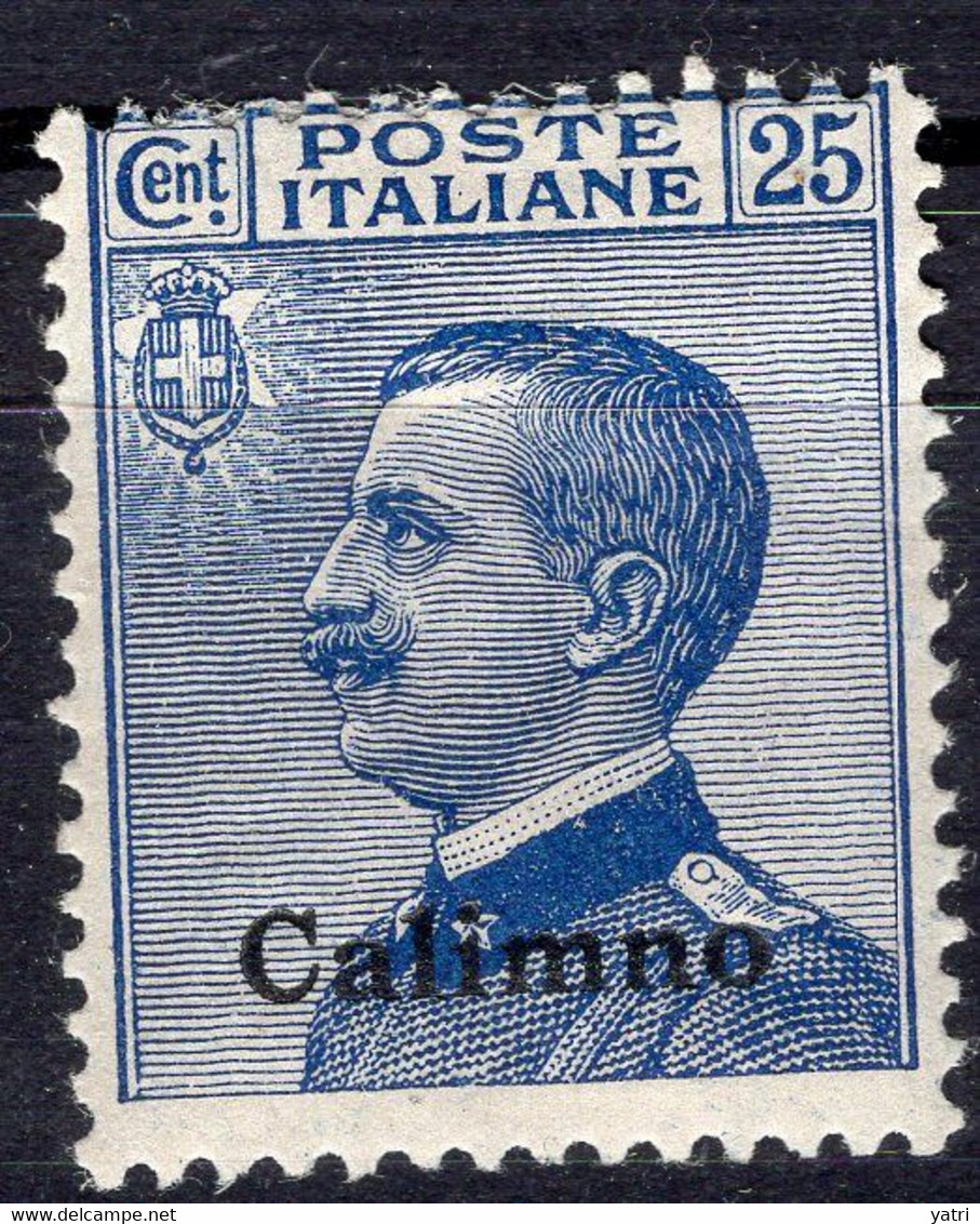 Egeo - Calino (Calimno) 25 Centesimi * MH - Egée (Calino)