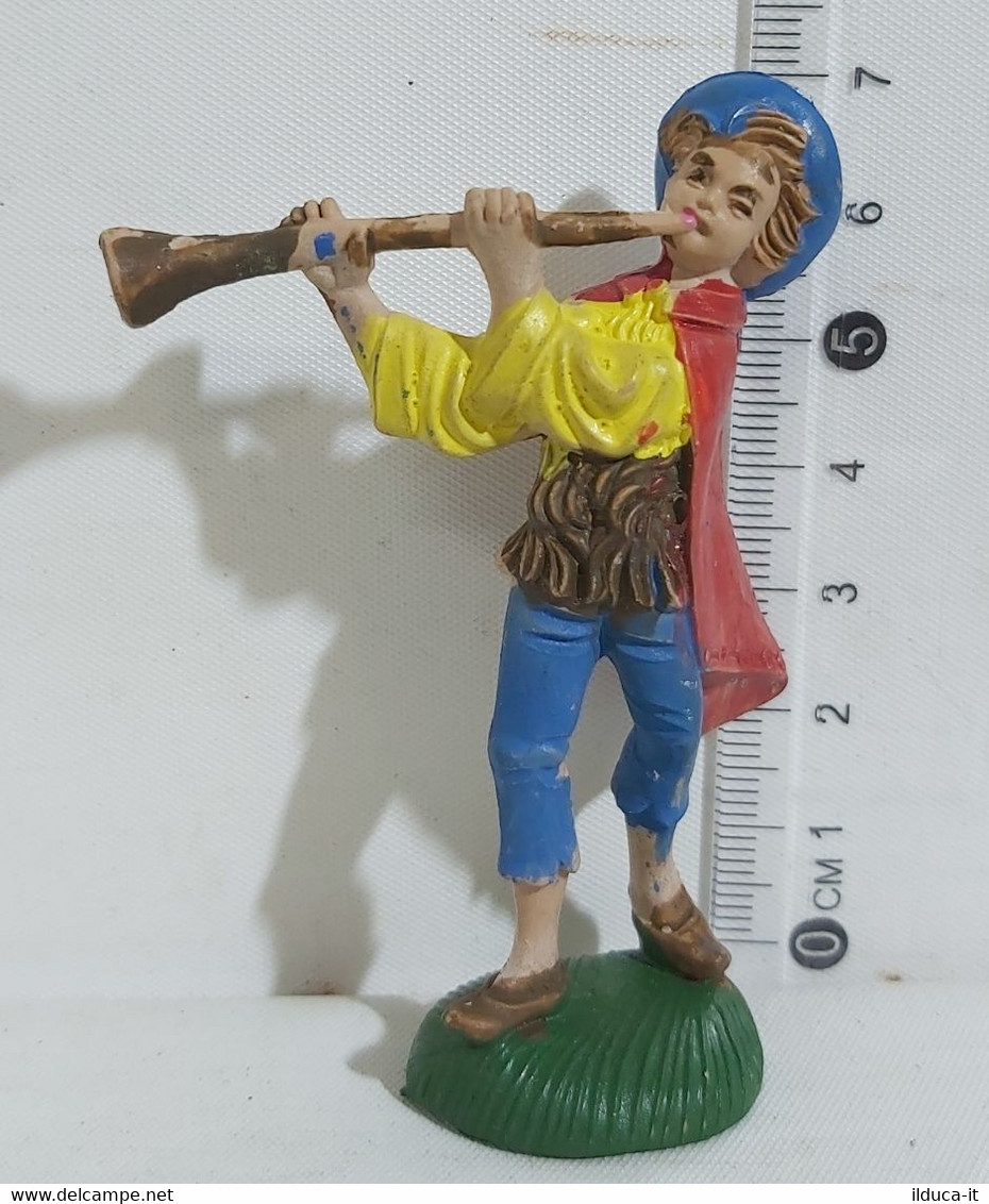 33947 Pastorello Presepe - Statuina In Plastica - Musicante - Weihnachtskrippen