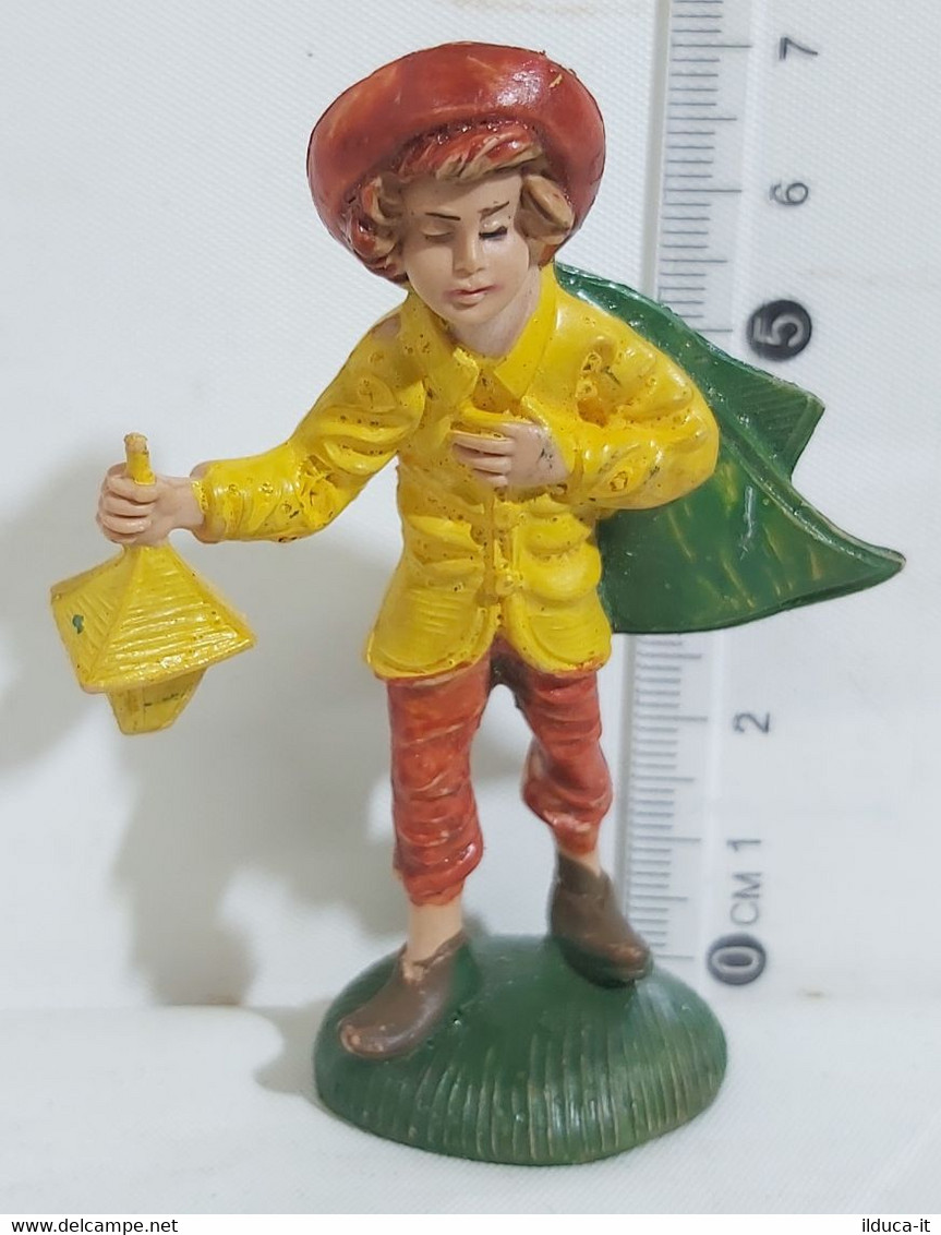 33932 Pastorello Presepe - Statuina In Plastica - Uomo Con Lanterna - Presepi