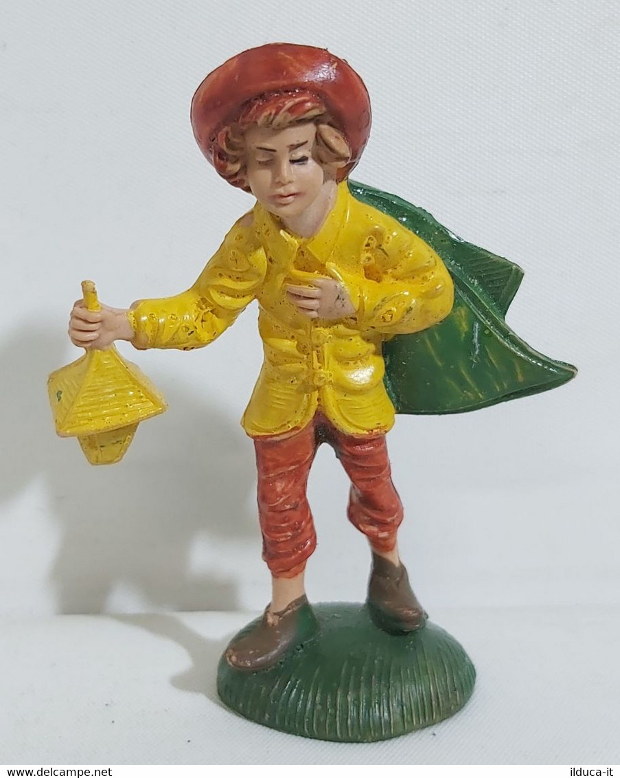 33932 Pastorello Presepe - Statuina In Plastica - Uomo Con Lanterna - Weihnachtskrippen