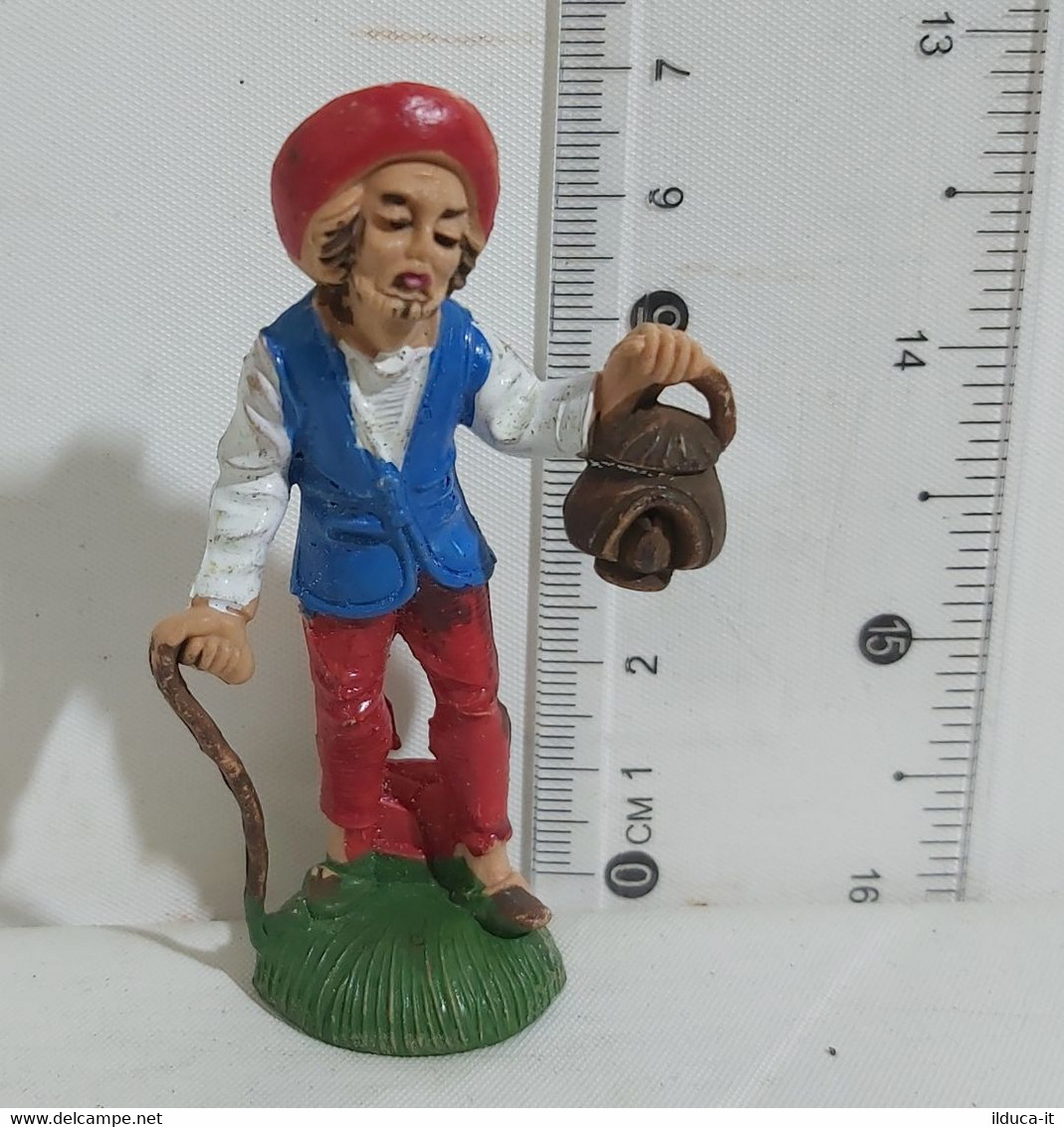 33930 Pastorello Presepe - Statuina In Plastica - Uomo Con Lanterna - Crèches De Noël