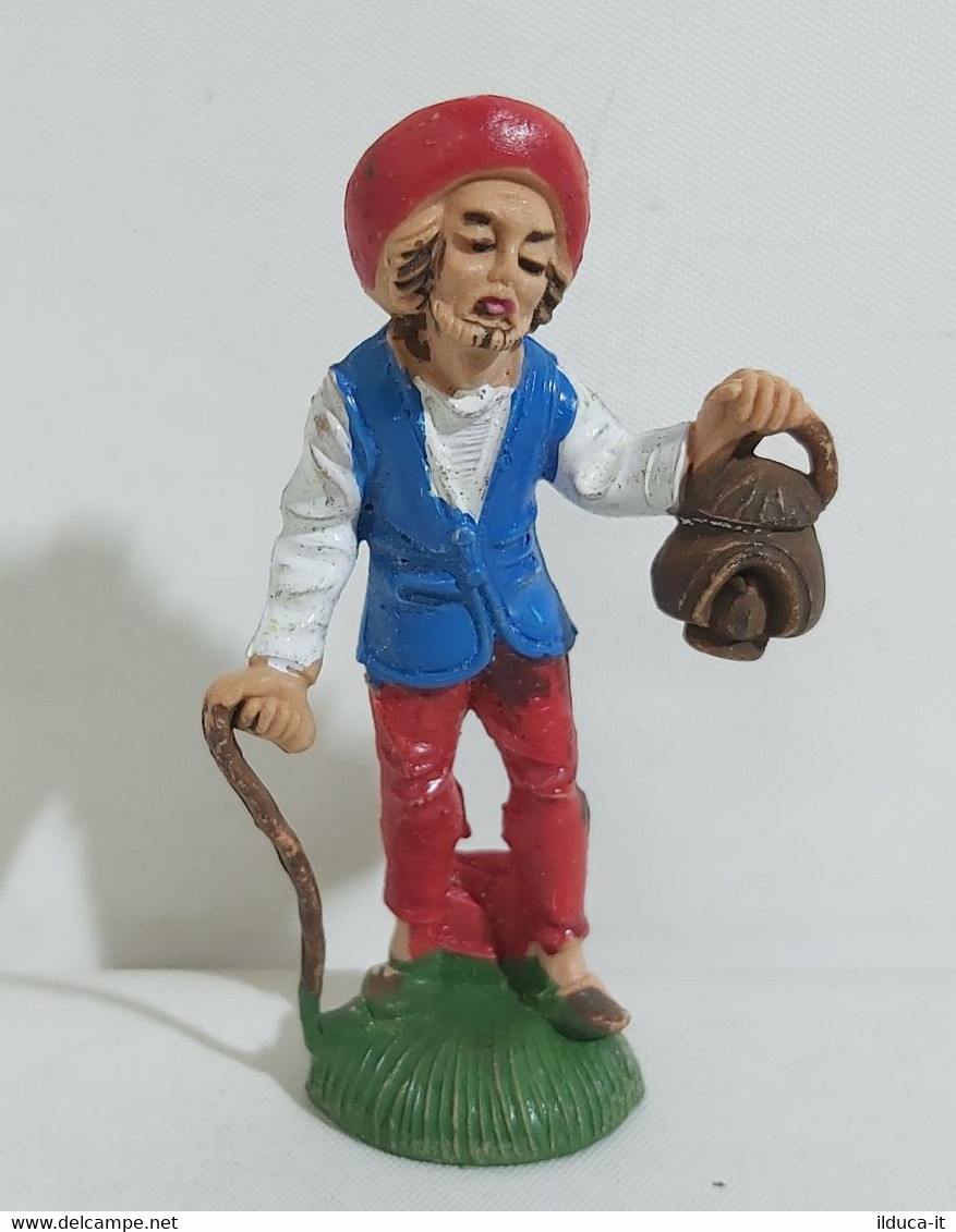 33930 Pastorello Presepe - Statuina In Plastica - Uomo Con Lanterna - Presepi