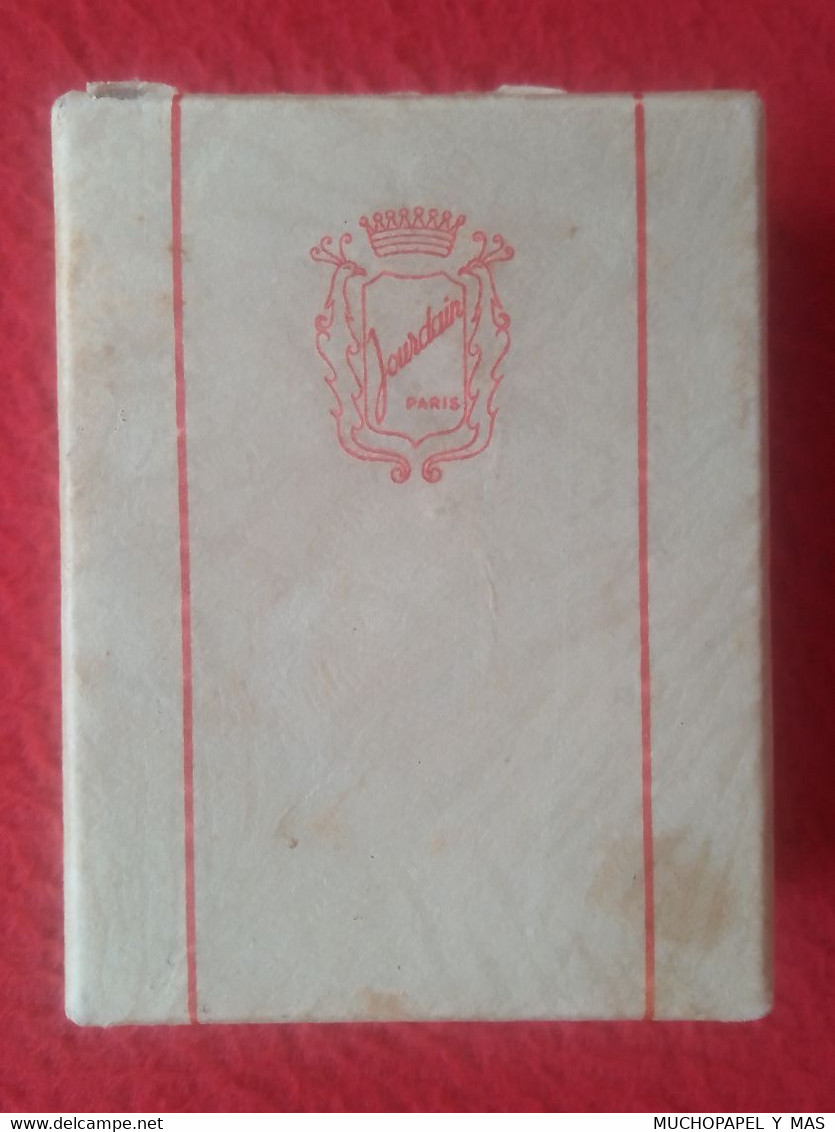 ANTIGUA CAJA Y FRASCO BOTE DE PERFUME FRAGANCIA COLONIA O SIMIL JOURDAIN PARIS, VACÍO, SIN PERFUME..FRAGANCE FRANCE VER. - Non Classificati