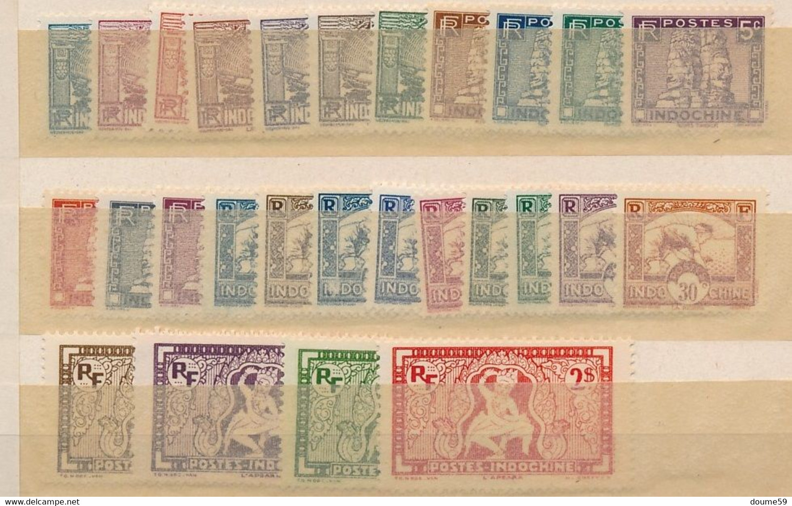 ED-225: INDOCHINE: Lot Avec N°150/170** - Unused Stamps