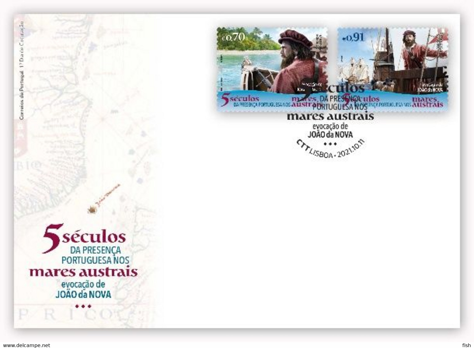 Portugal & FDC V Centuries Portuguese Presence In The Austral Seas 2021 (77763) - Géographie