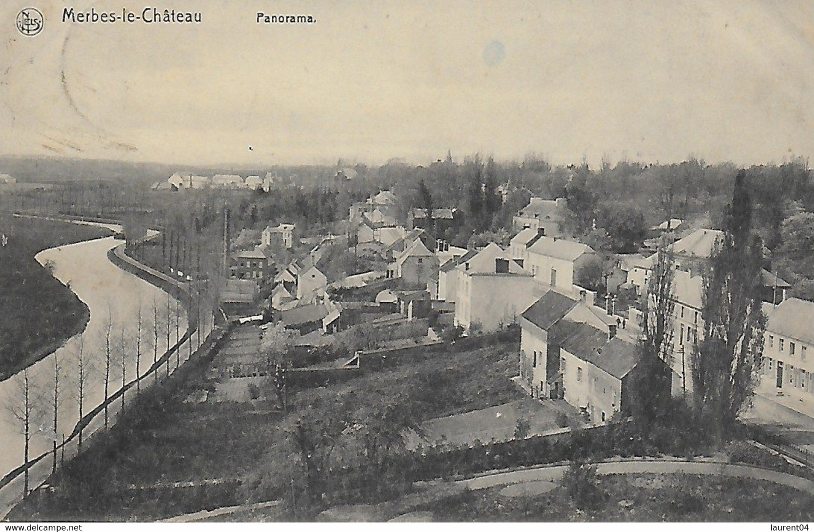 MERBES LE CHATEAU.  PANORAMA - Merbes-le-Château